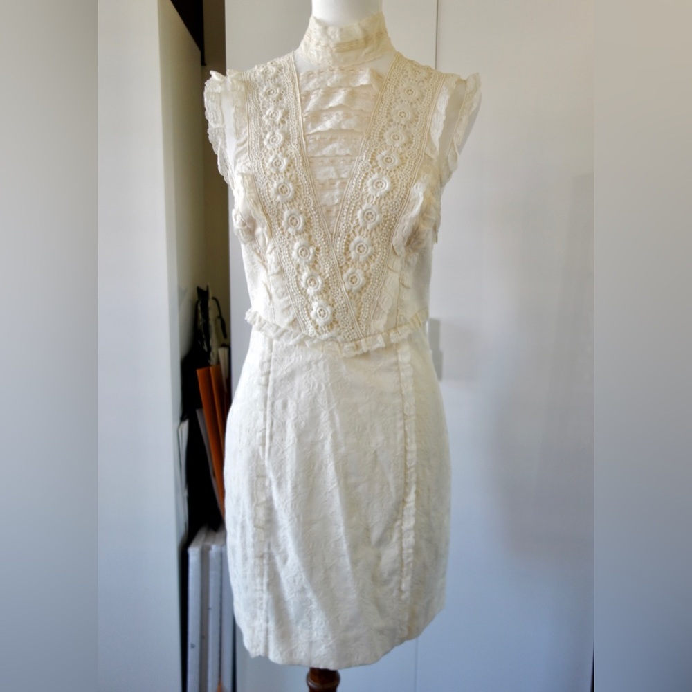 New Free People Lace Dress sz 6 stagecoach perfect!